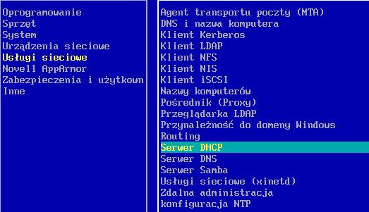 DHCP - konfiguracja