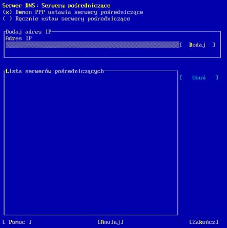 Serwer DNS - linux suse 10.2 krok3
