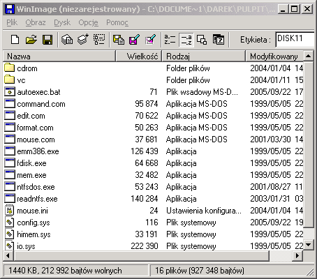 WinImage 6.00 PL rys4.