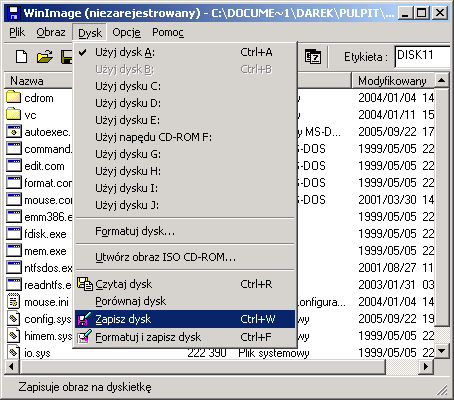 WinImage 6.00 PL rys5.
